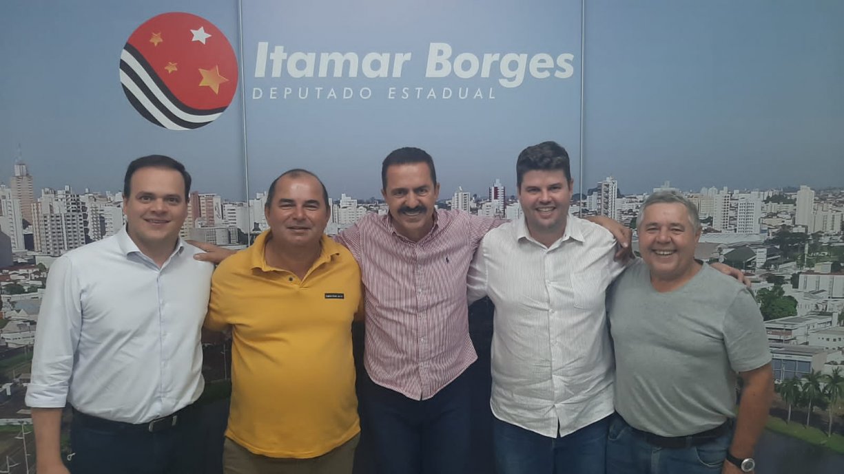 Du Lourenço se reúne com deputado Itamar Borges e secretário Edinho Filho
